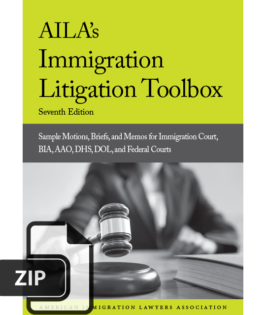 AILA's Immigration Litigation Toolbox